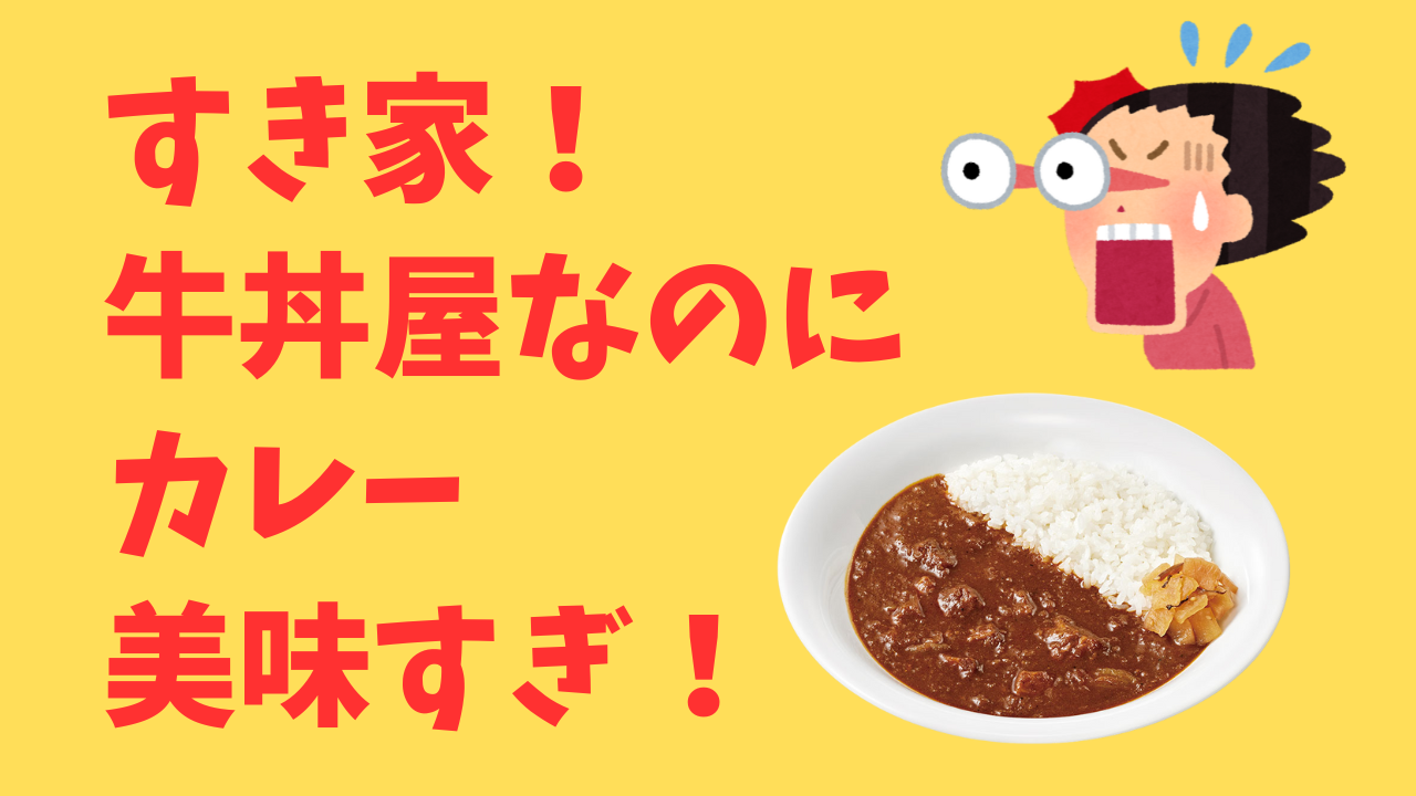 【牛丼だけじゃない！】すき家のカレーが想像以上にウマすぎた件！人気の秘密やメニュー徹底解説！